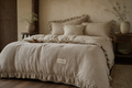 Dream drape vintage linen lace bedding hero image