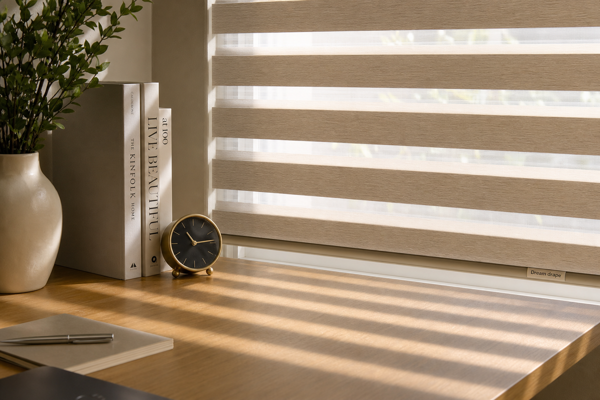 Dream drape Shangri-La soft sheer blind lifestyle image