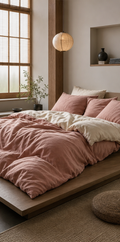 Dream drape Washed Cotton Bedding main scene